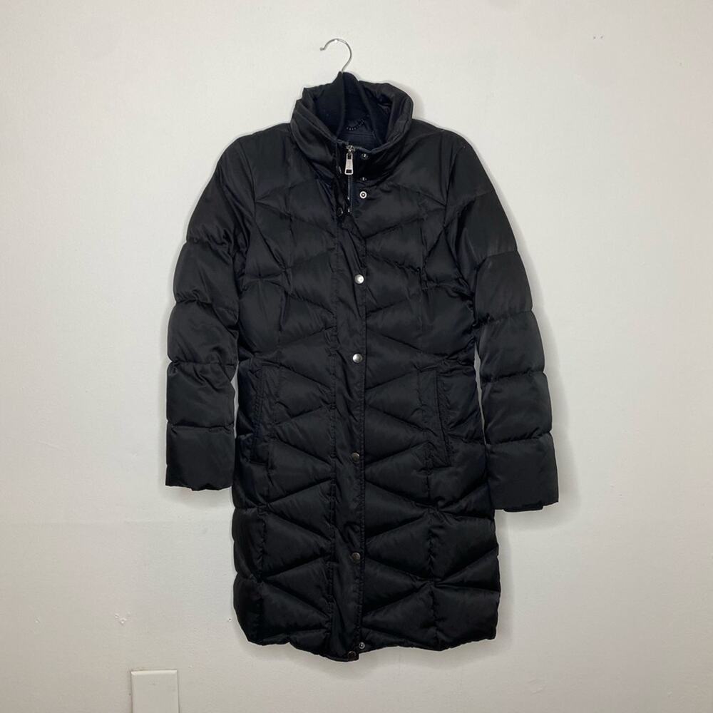 Andrew Marc Long Winter Coat - women’s size small - Black Cold Weather Jacket
